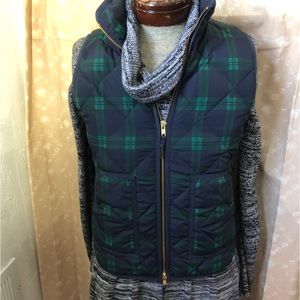 J Crew Down Excursion Puffer Vest Size S